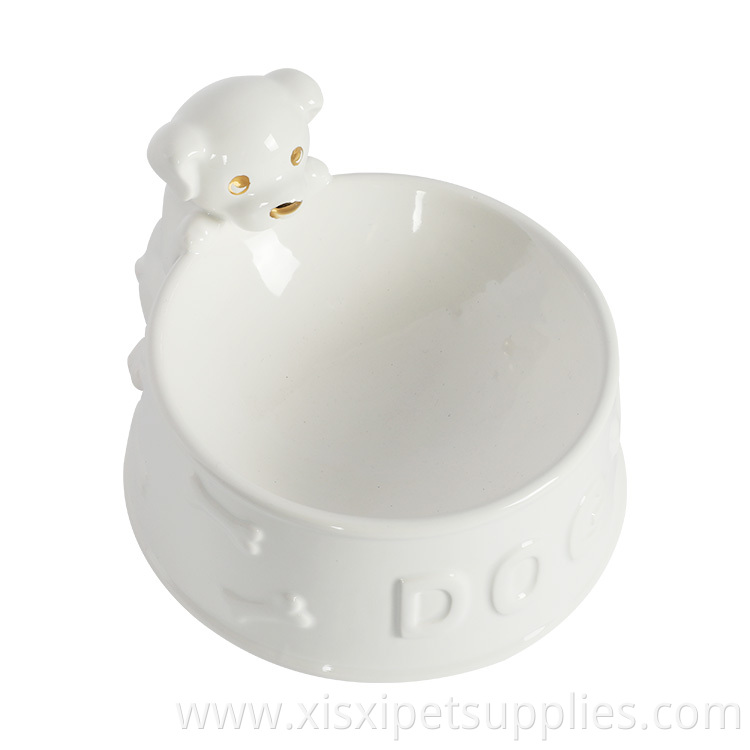 Newest Ceramic Pet Bowl for Eating and Drinking Safety Non-toxic Dog Bowl